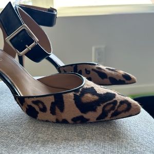Nine West leopard print heels